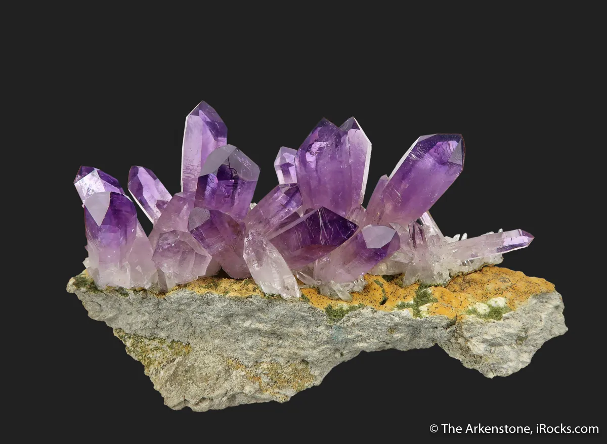 Quartz var. Amethyst with Epidote - image 4