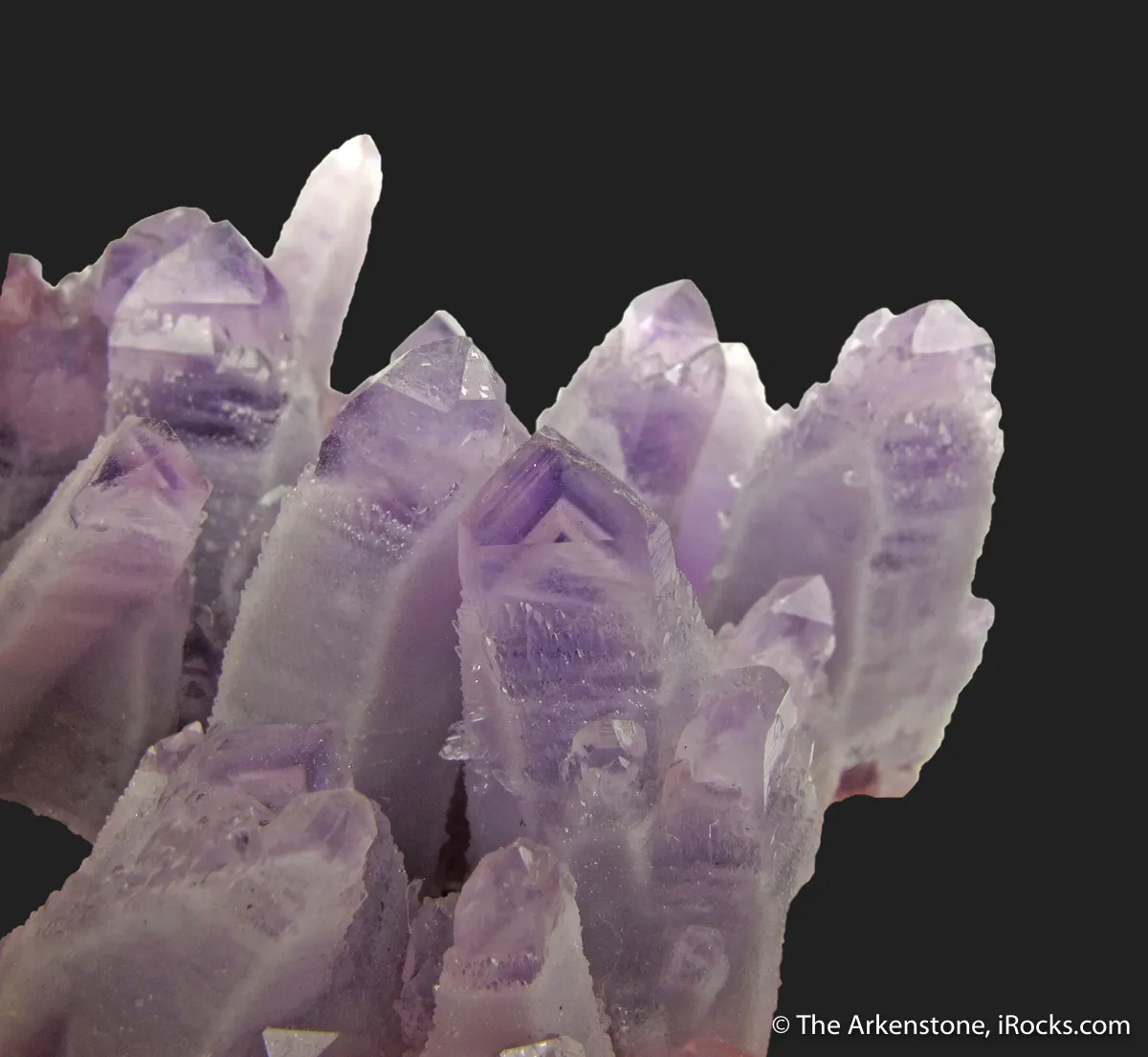 Quartz var. Amethyst with phantoms - image 3