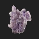 Quartz var. Amethyst with phantoms - image 1