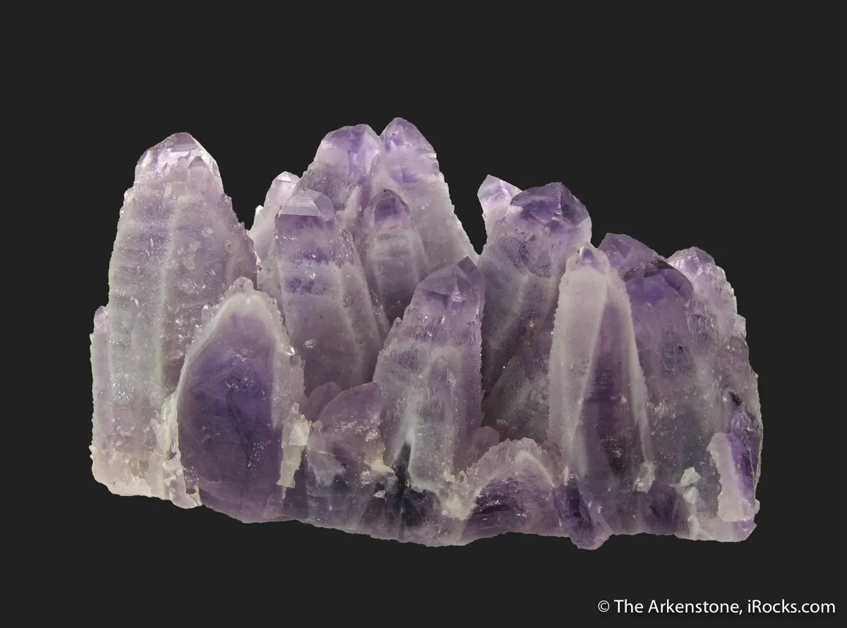 Quartz var. Amethyst with phantoms - image 5