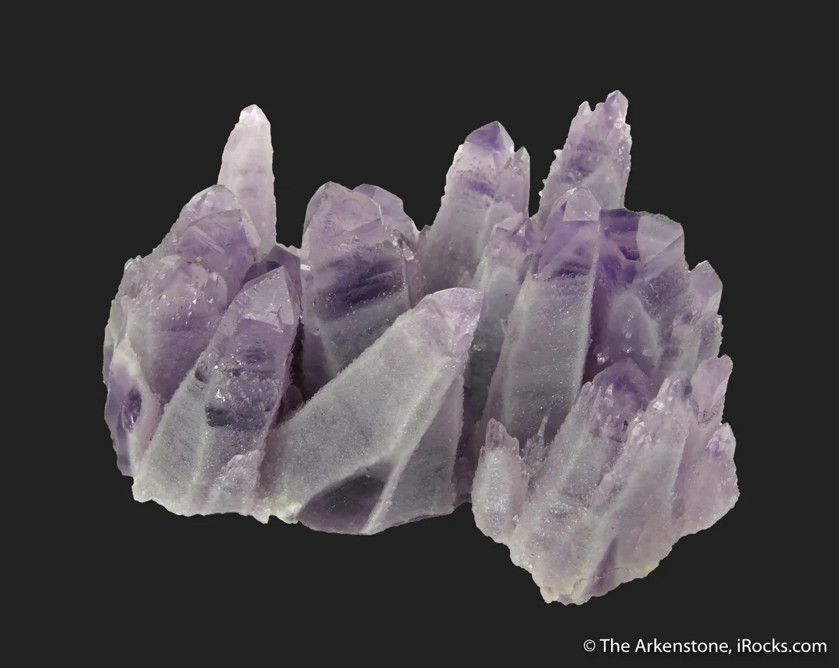 Quartz var. Amethyst with phantoms - image 2