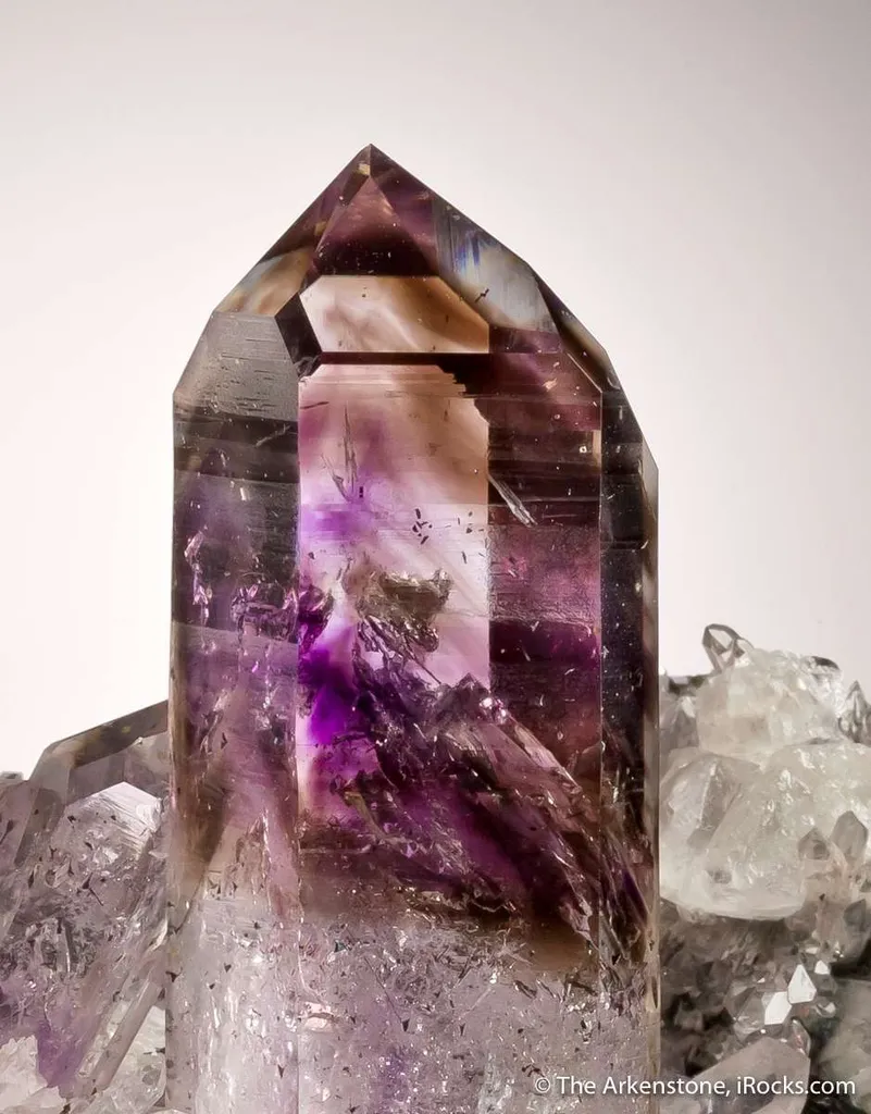 Quartz var. Amethyst with Phantoms (illustrated) - image 2