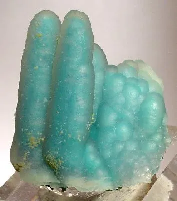 Quartz (Var: Chalcedony), Chrysocolla image