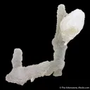 Quartz Var. Chalcedony Ps. Calcite on Chalcedony Stalactites - image 1