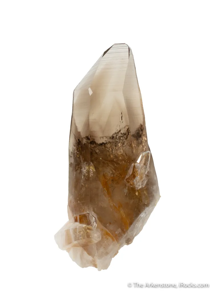 Quartz var. Citrine with Smoky Quartz - image 2