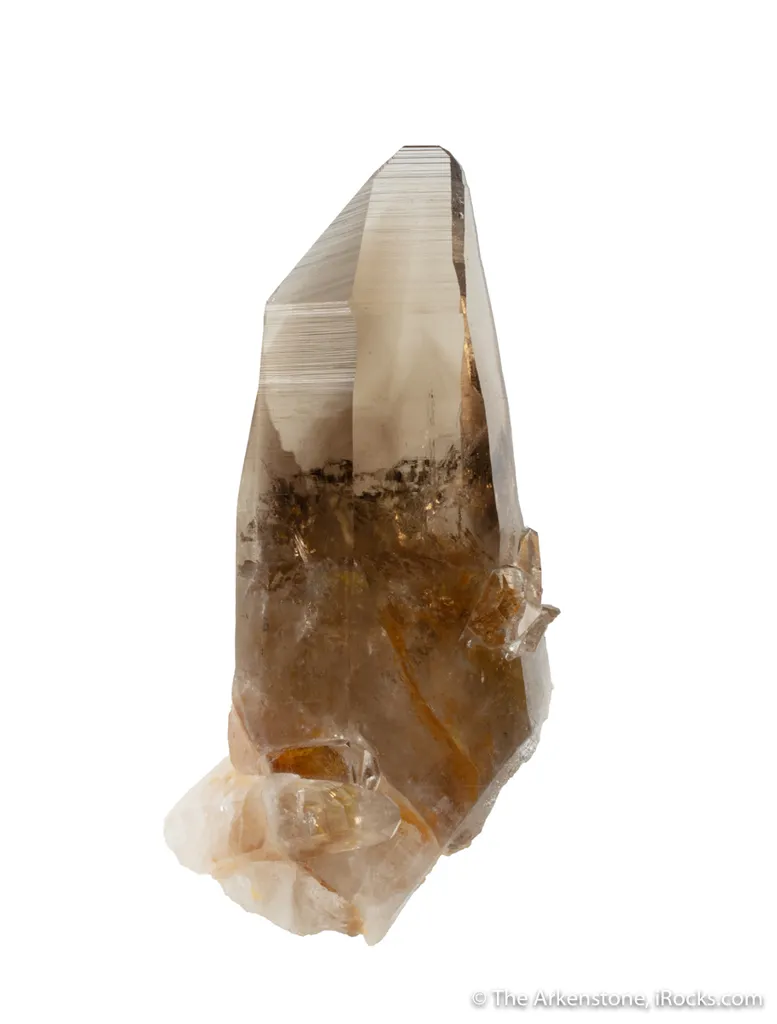 Quartz var. Citrine with Smoky Quartz image
