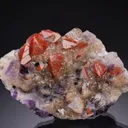 Quartz var. Eisenkiesel and Amethyst - image 1