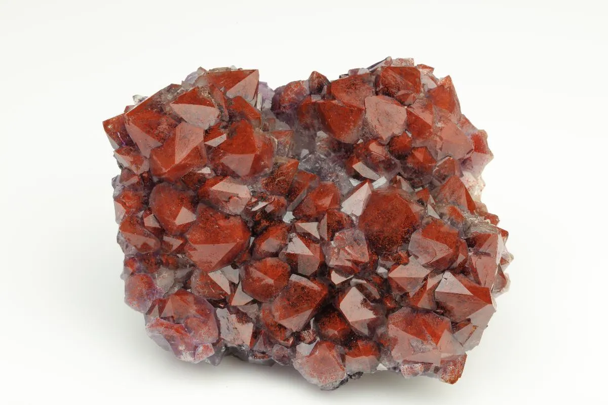 Quartz var. EISENKIESEL WITH var. Amethyst - image 1