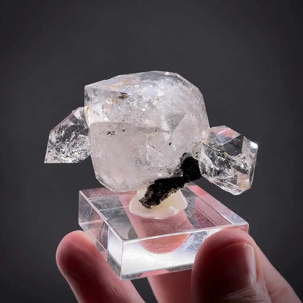 Quartz var. "Herkimer Diamond" image