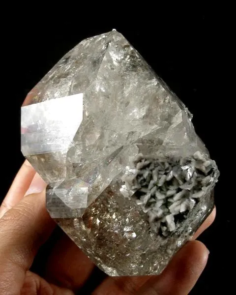 Quartz (Var: Herkimer Diamond), Dolomite image