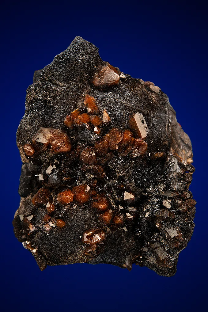 Quartz var. Onegite on Goethite image