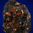 Quartz var. Onegite on Goethite - image 1