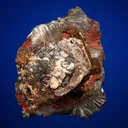 Quartz var. Onegite on Goethite - image 4