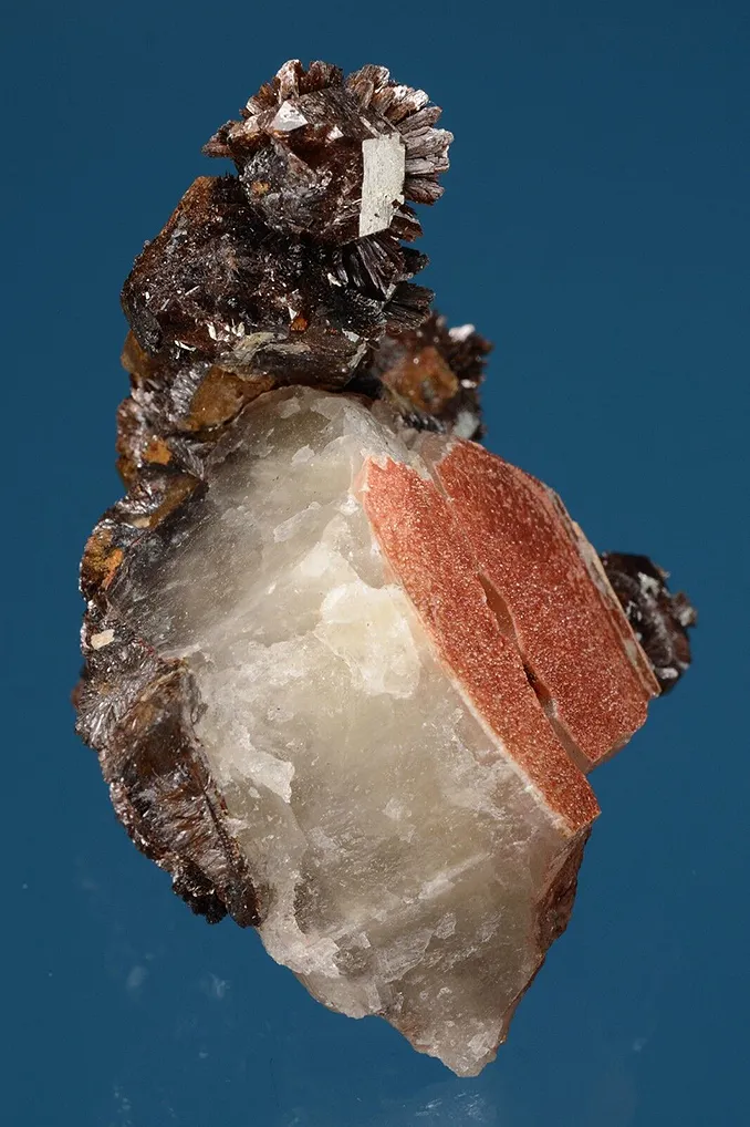 Quartz var. Onegite with Goethite (repaired) - image 4