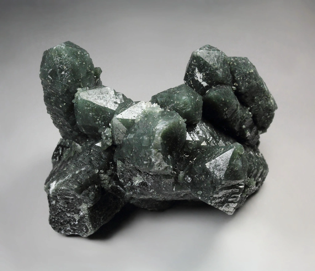 QUARTZ var. PRASE from China, Inner Mongolia, Huanggang Mine - image 3