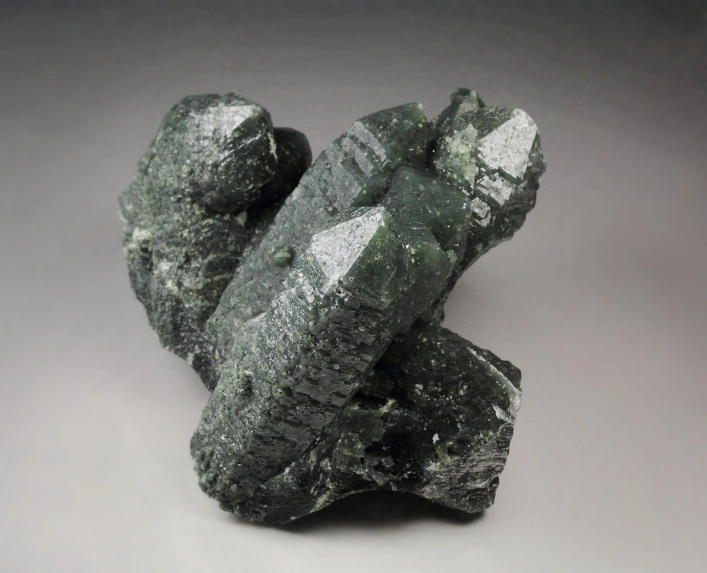 QUARTZ var. PRASE from China, Inner Mongolia, Huanggang Mine - image 4
