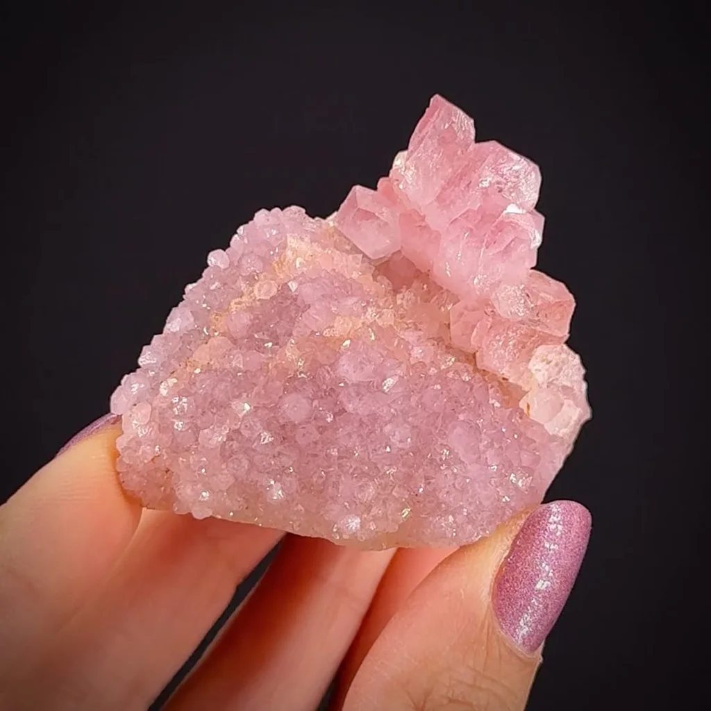 Quartz var. Rose on Quartz - image 2