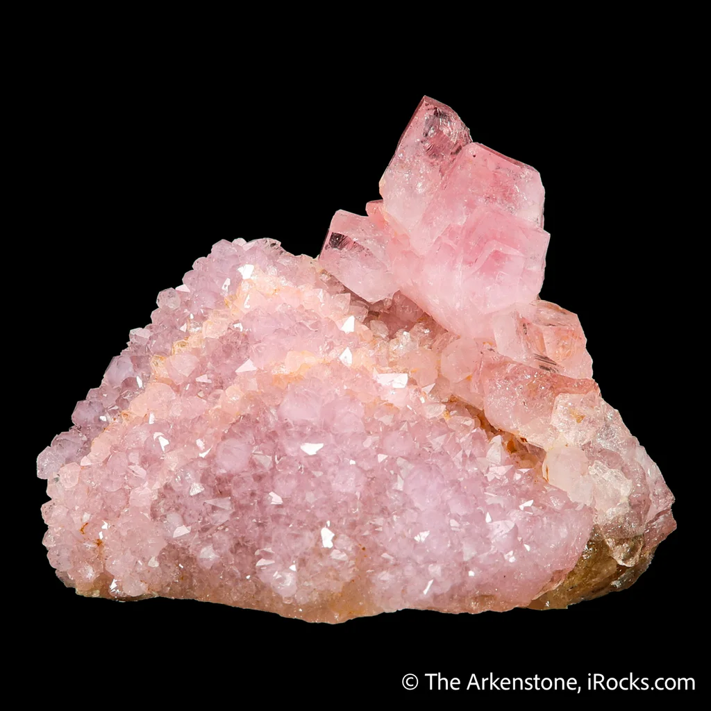 Quartz var. Rose on Quartz - image 4