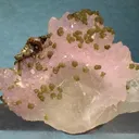 Quartz (Var: Rose Quartz), Eosphorite, Zanazziite - image 1