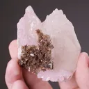 Quartz var. "Rose Quartz" with Eosphorite - image 2