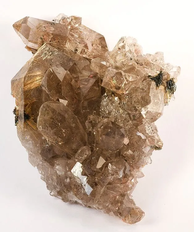 Quartz (Var: Rutilated Quartz) image
