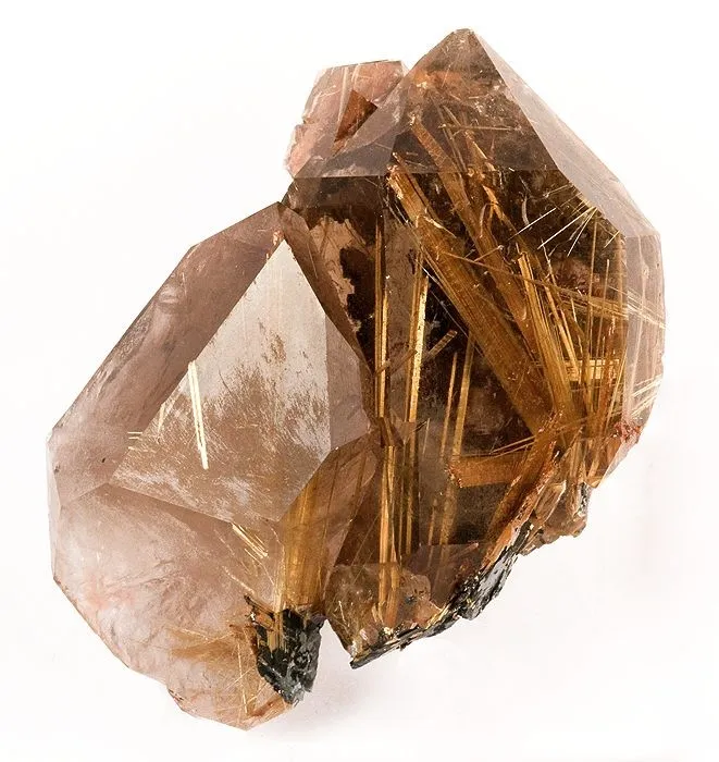 Quartz (Var: Rutilated Quartz) image