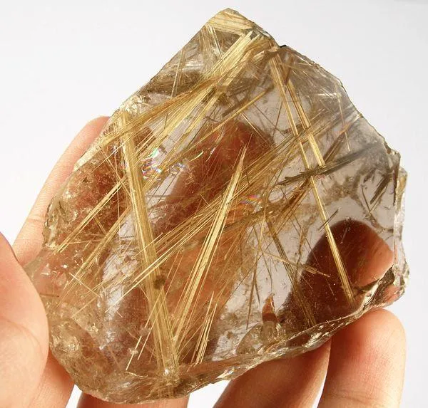 Quartz (Var: Rutilated Quartz) image