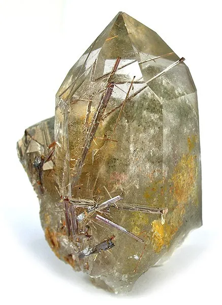 Quartz (Var: Rutilated Quartz) image