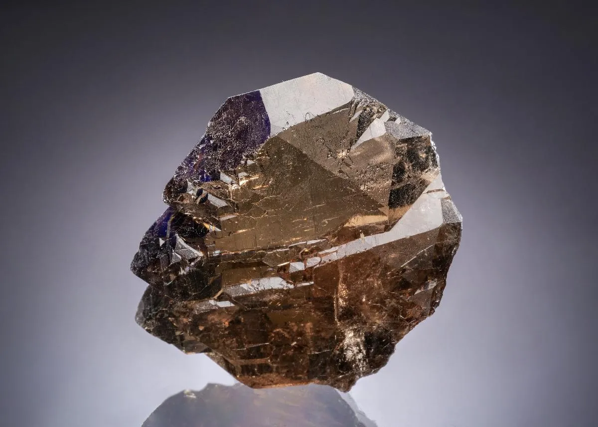 QUARTZ var. Smoky Gwindel habit - image 1