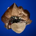 Quartz var. Smoky on Hematite - image 3