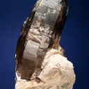 Quartz var. Smoky on Microcline - image 3