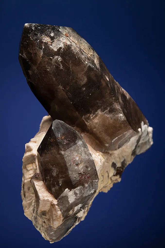 Quartz var. Smoky on Microcline - image 4