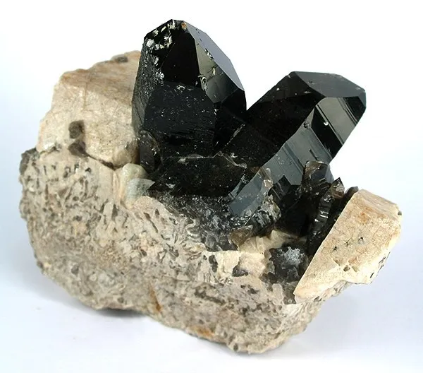 Quartz (Var: Smoky Quartz), Feldspar Group image