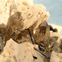 Quartz (Var: Smoky Quartz), Orthoclase, Schorl, Opal (Var: Opal-An) - image 2