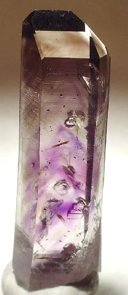 Quartz (Var: Smoky Quartz), Quartz (Var: Amethyst) image