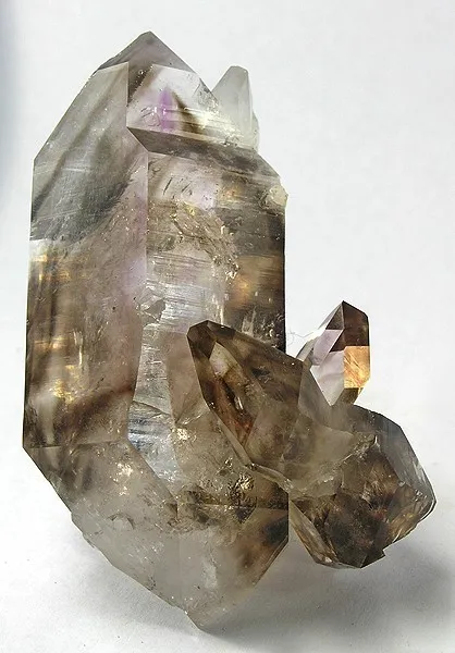Quartz (Var: Smoky Quartz), Quartz (Var: Amethyst) image