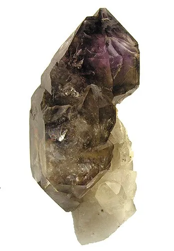 Quartz (Var: Smoky Quartz), Quartz (Var: Amethyst) image