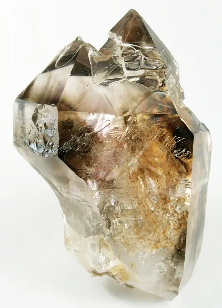 Quartz (Var: Smoky Quartz), Quartz (Var: Amethyst) - image 1