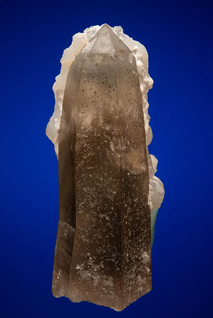 Quartz var. Smoky with Chalcedony image