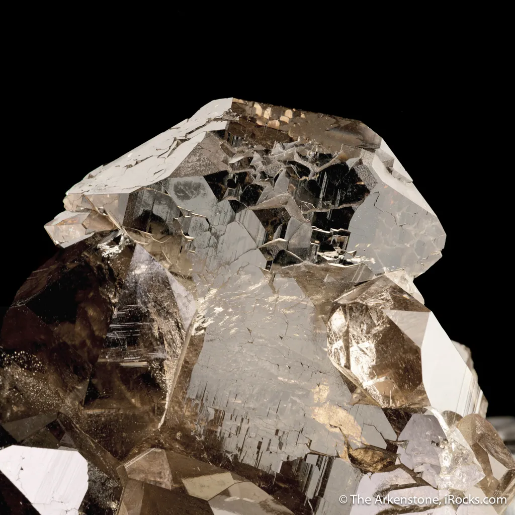 Quartz var. Smoky with Gwindel - image 4