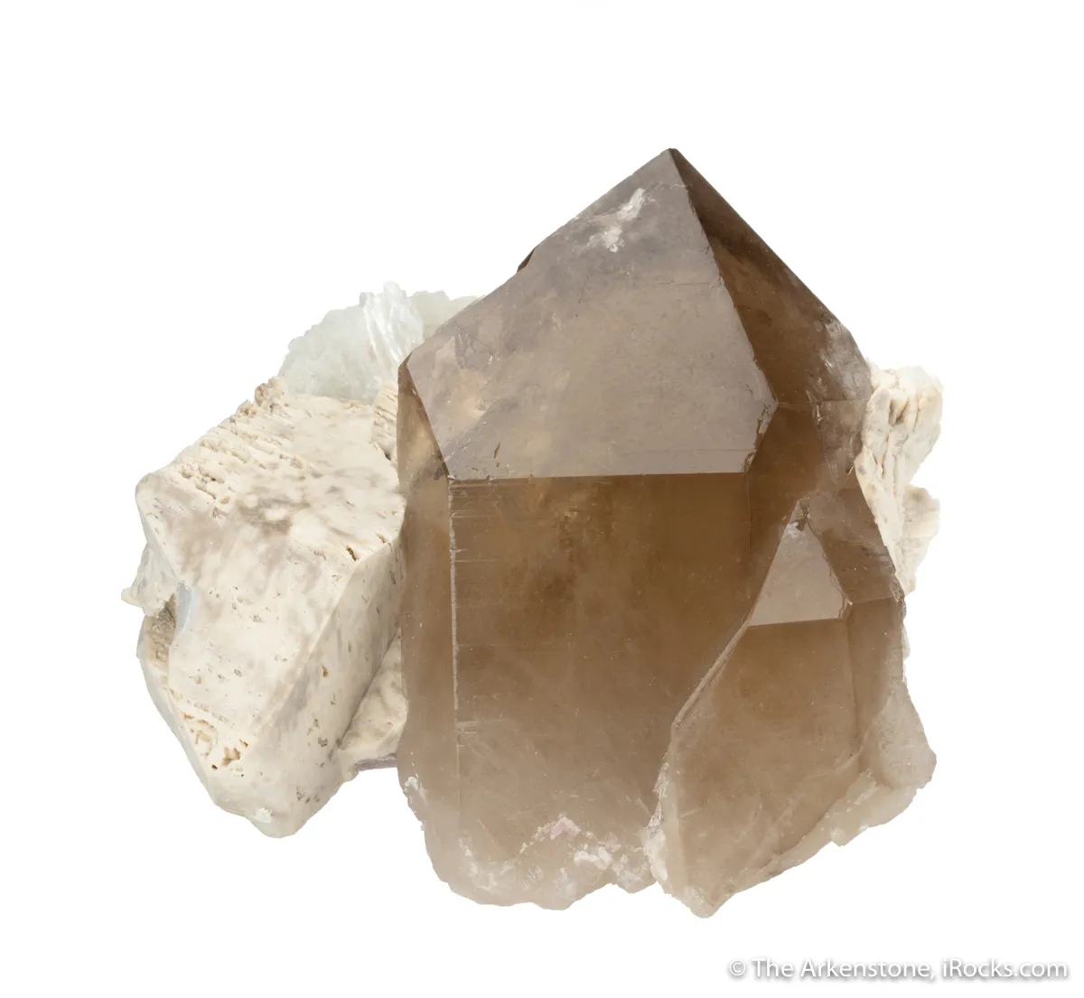 Quartz var Smoky with Microcline and Albite - image 1