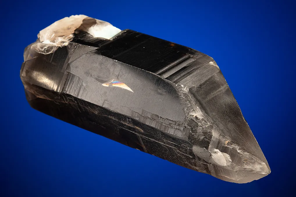 Quartz var. Smoky with Microcline var. Amazonite - image 4