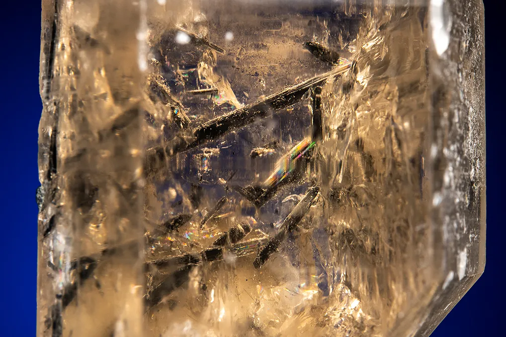 Quartz var. Smoky with Tourmaline - image 2