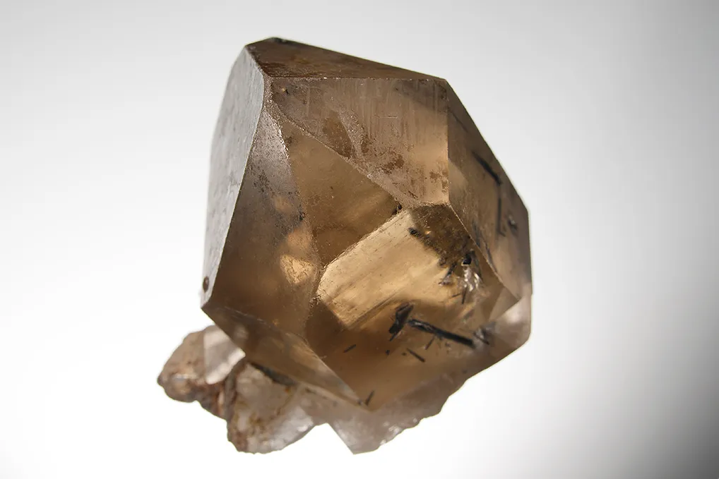 Quartz var. Smoky with Tourmaline inclusion - image 4