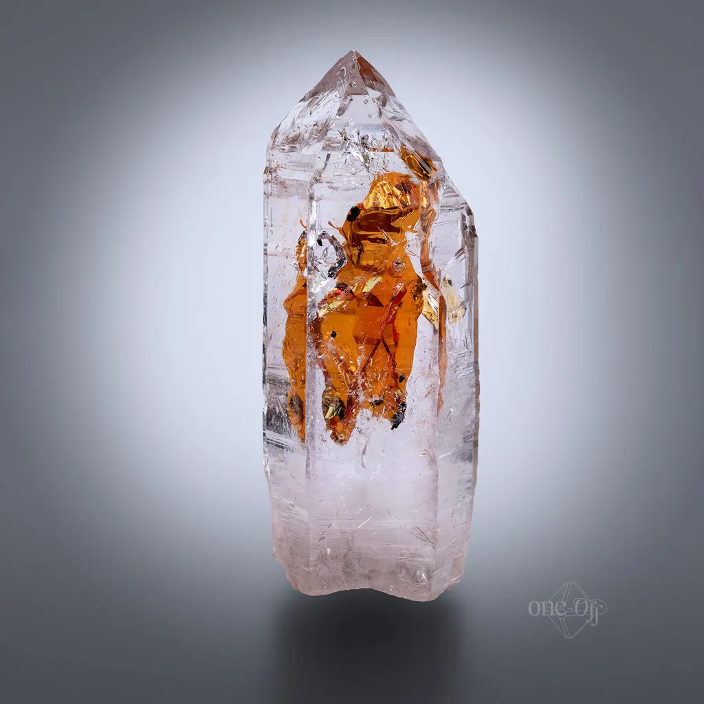 Quartz w/ Petroleum Inclusions image