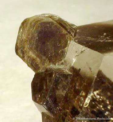 Quartz w/ Spessartine Inclusions and Mica - image 3