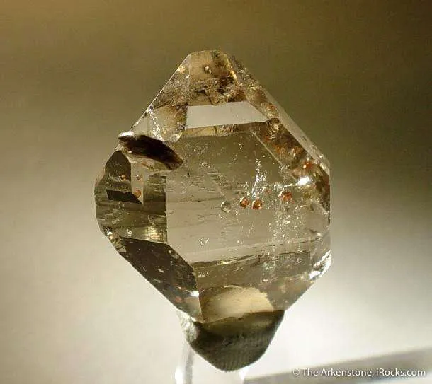 Quartz w/ Spessartine Inclusions and Mica image