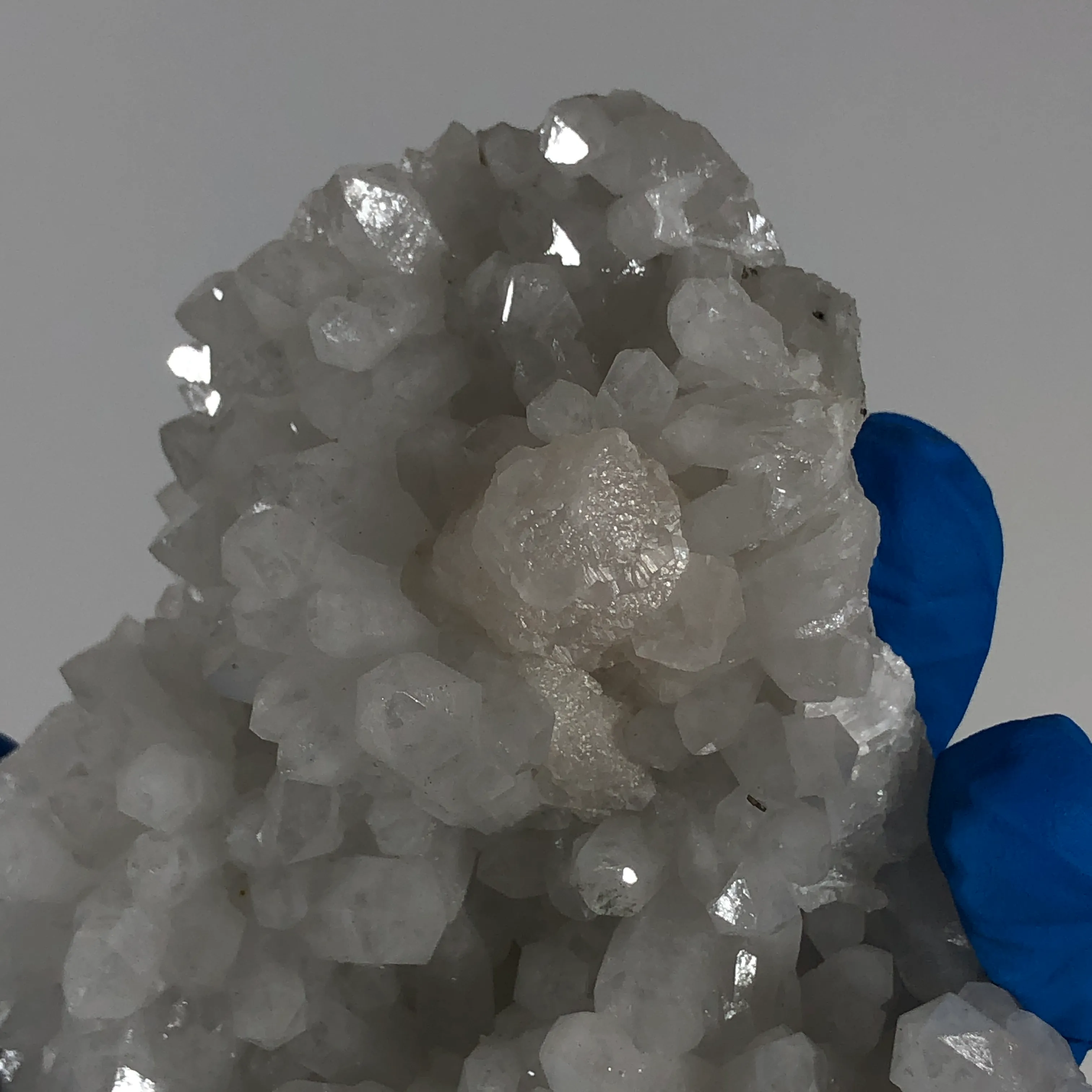 Quartz w UV Pagoda Calcite Crystal Cluster Mineral Specimen MYT-17 - image 5