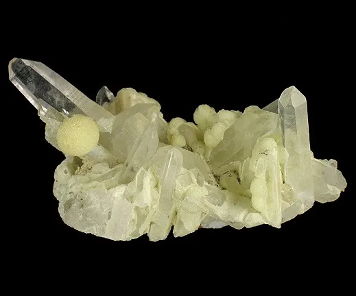 Quartz, Wavellite image