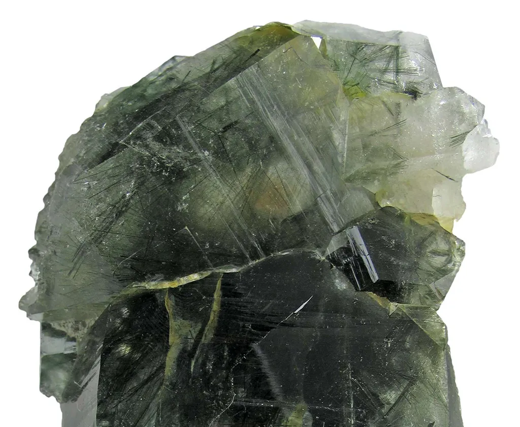 Quartz With Actinolite and Scolecite - image 4